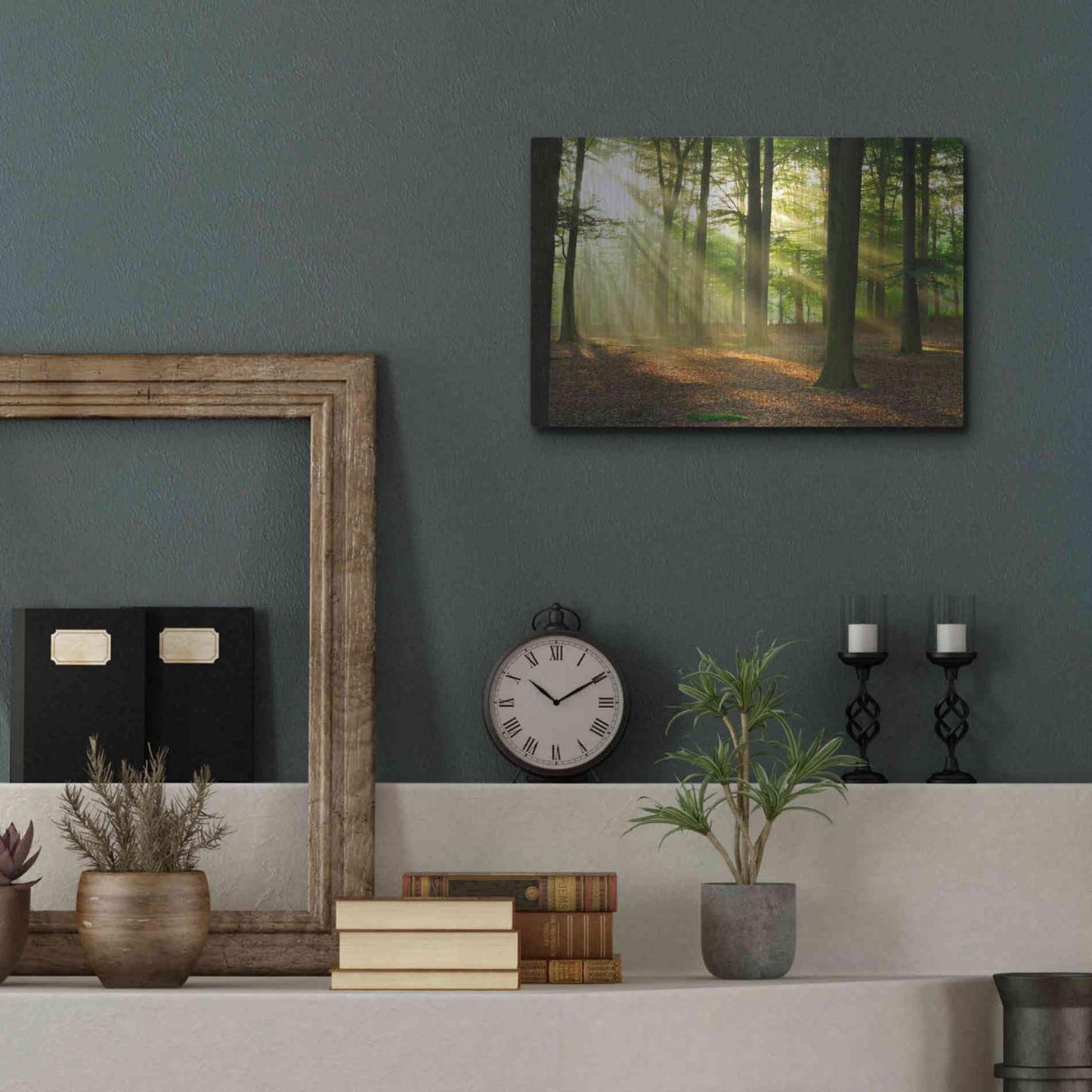 Luxe Metal Art 'Rays of Light,' Metal Wall Art,16x12