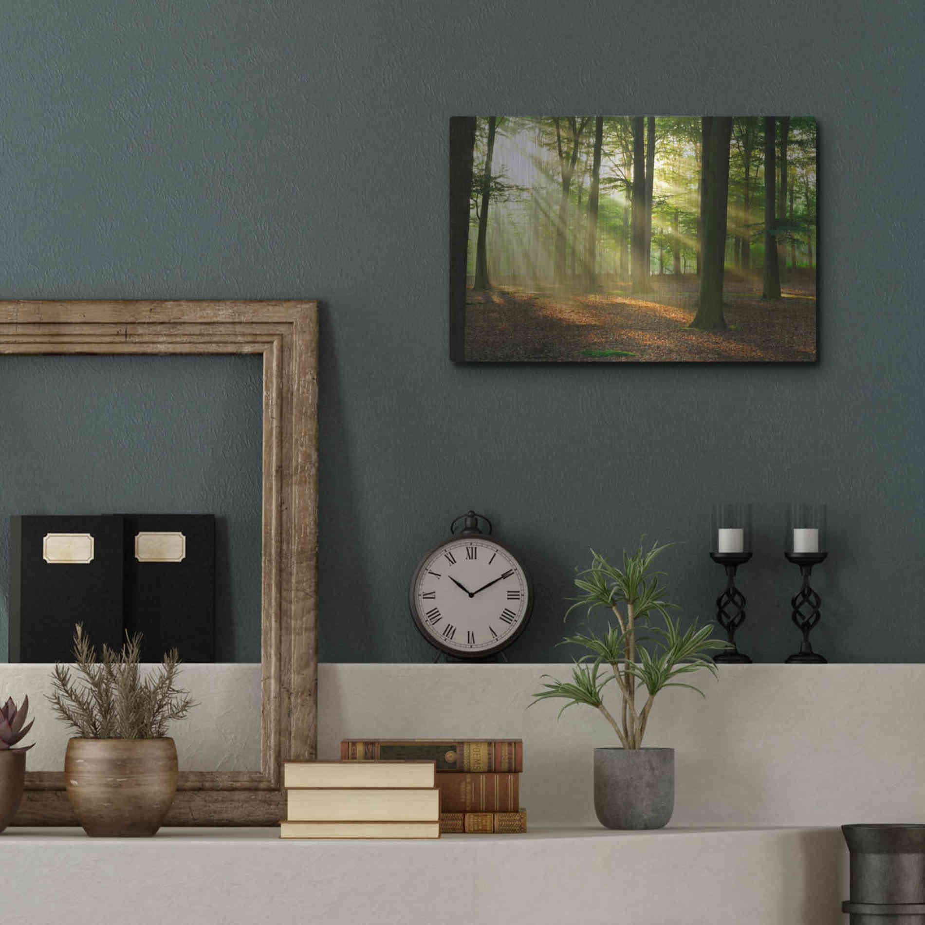 Luxe Metal Art 'Rays of Light,' Metal Wall Art,16x12