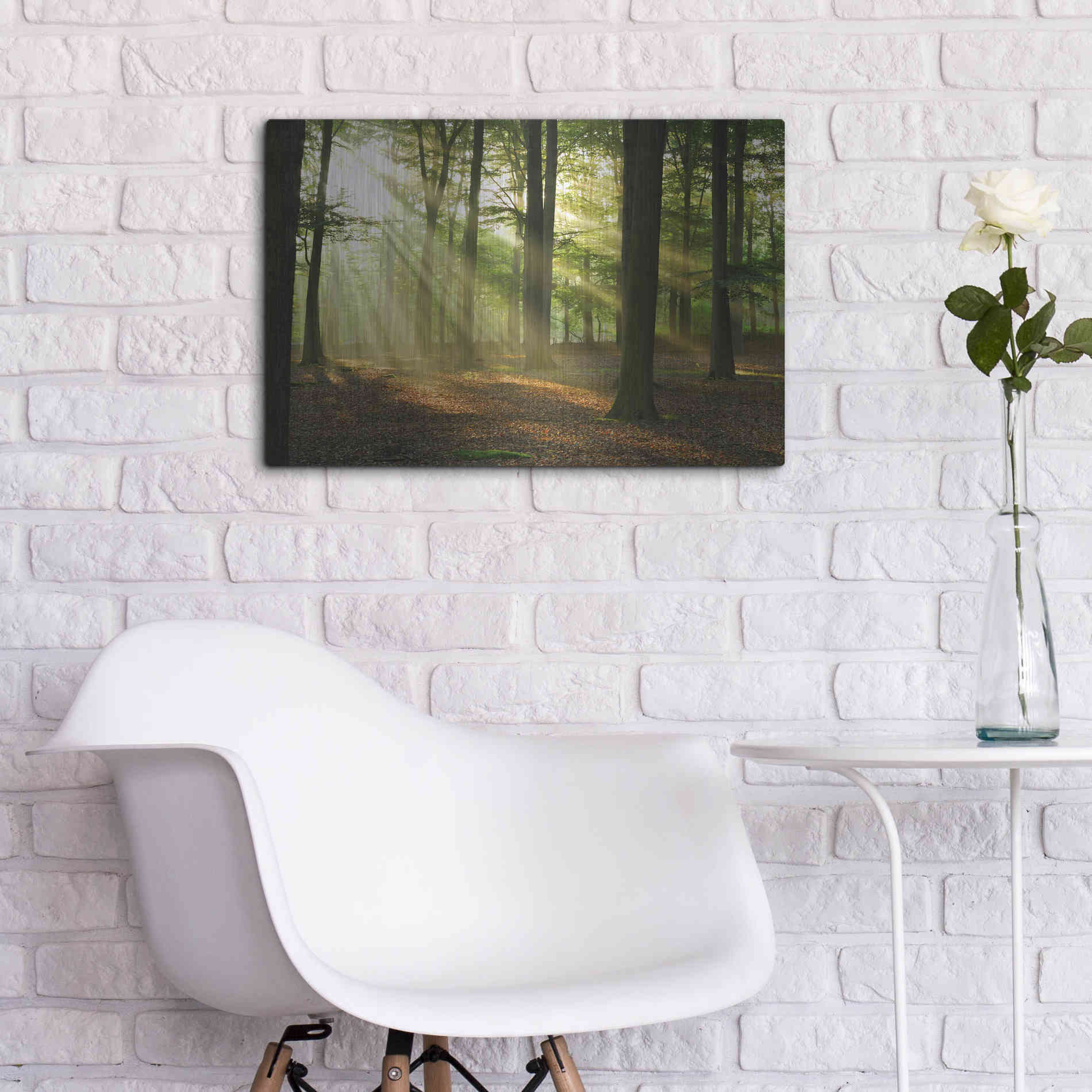 Luxe Metal Art 'Rays of Light,' Metal Wall Art,24x16