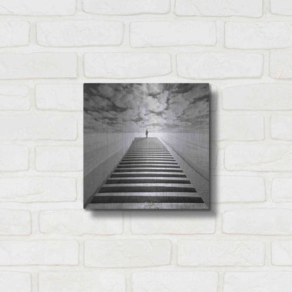 Luxe Metal Art 'The Observer' by Dariusz Klimczak, Metal Wall Art,12x12