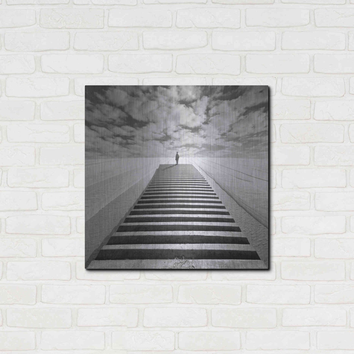 Luxe Metal Art 'The Observer' by Dariusz Klimczak, Metal Wall Art,24x24