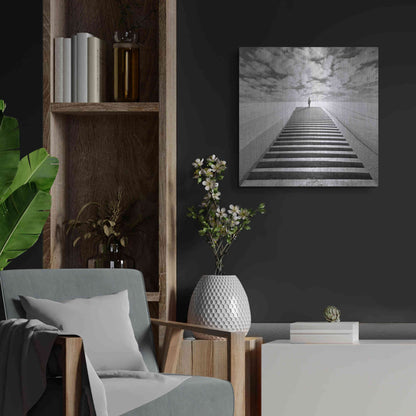Luxe Metal Art 'The Observer' by Dariusz Klimczak, Metal Wall Art,24x24