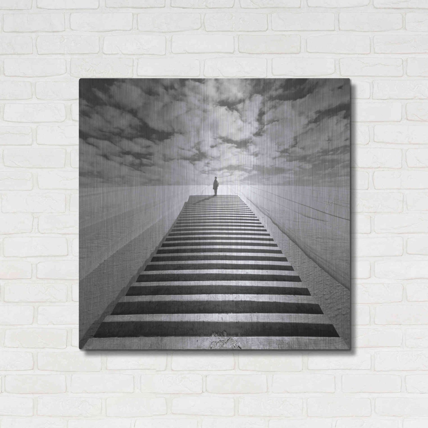 Luxe Metal Art 'The Observer' by Dariusz Klimczak, Metal Wall Art,36x36