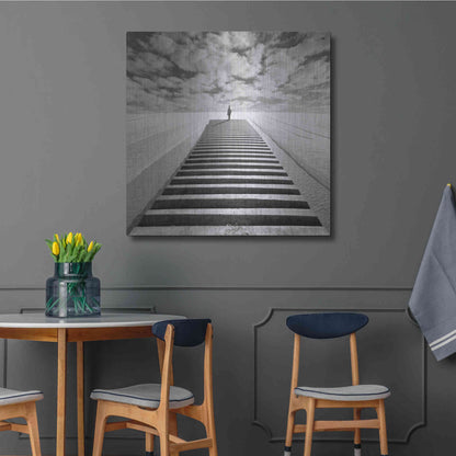 Luxe Metal Art 'The Observer' by Dariusz Klimczak, Metal Wall Art,36x36
