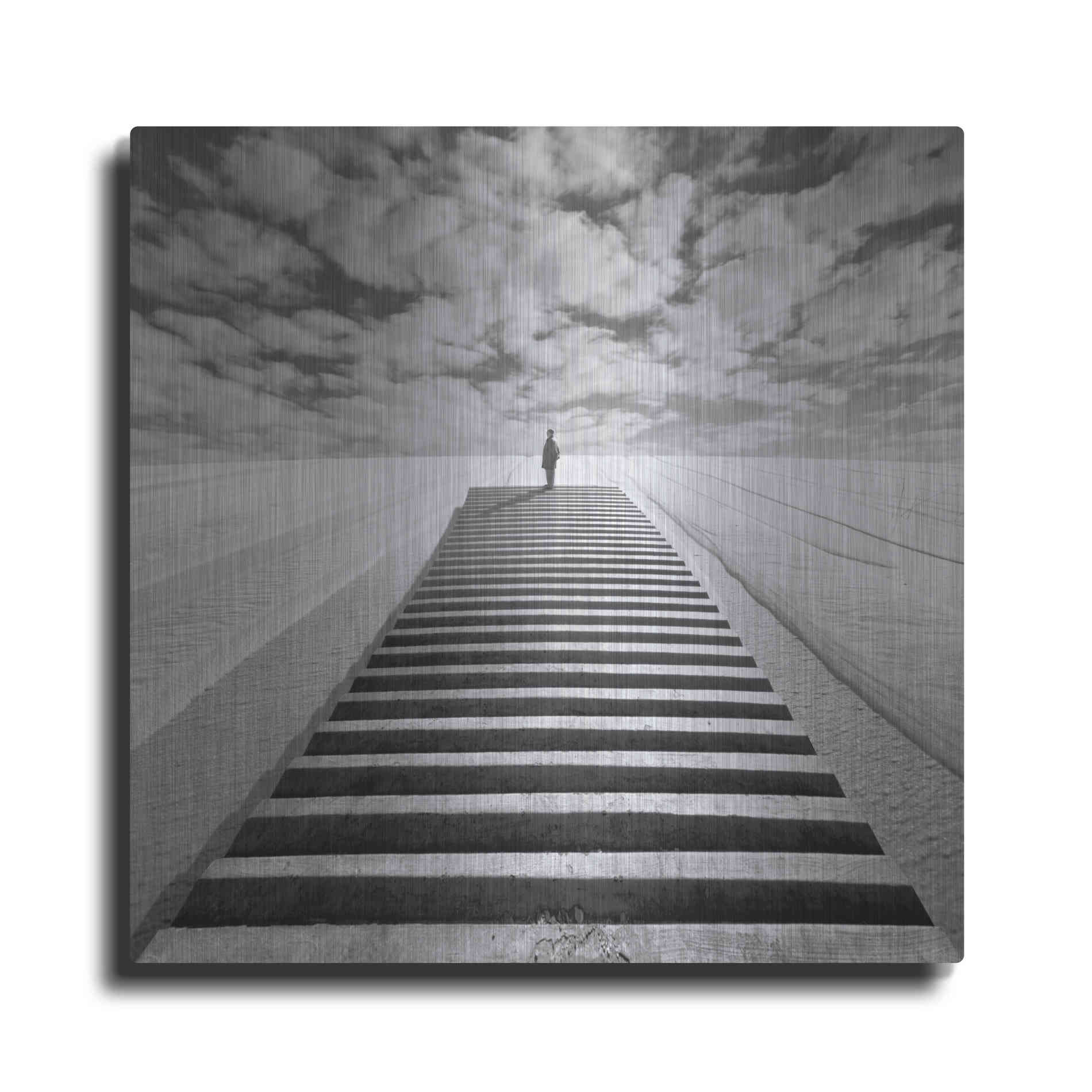 Luxe Metal Art 'The Observer' by Dariusz Klimczak, Metal Wall Art