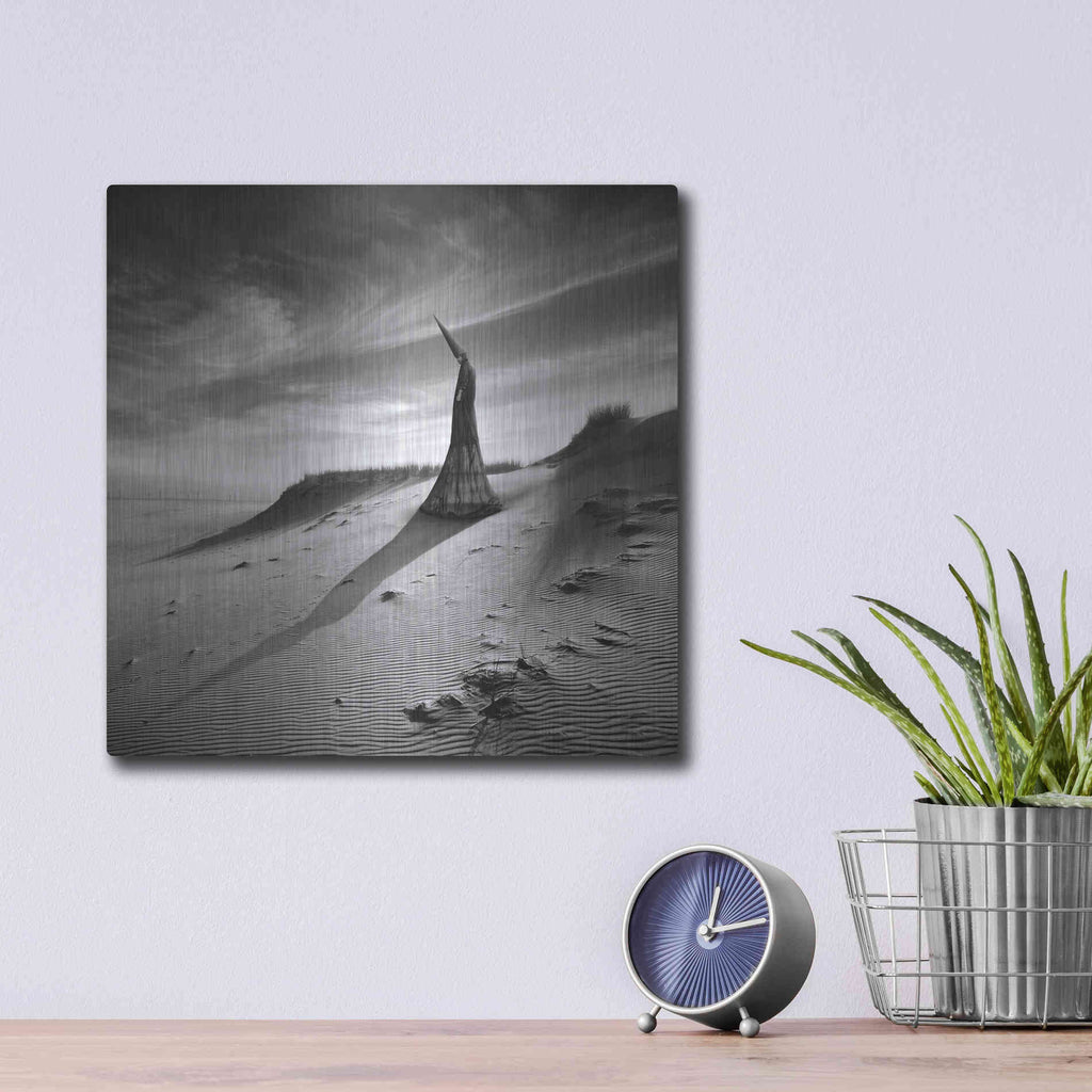 Luxe Metal Art 'Theater of Dreams' by Dariusz Klimczak, Metal Wall Art,12x12