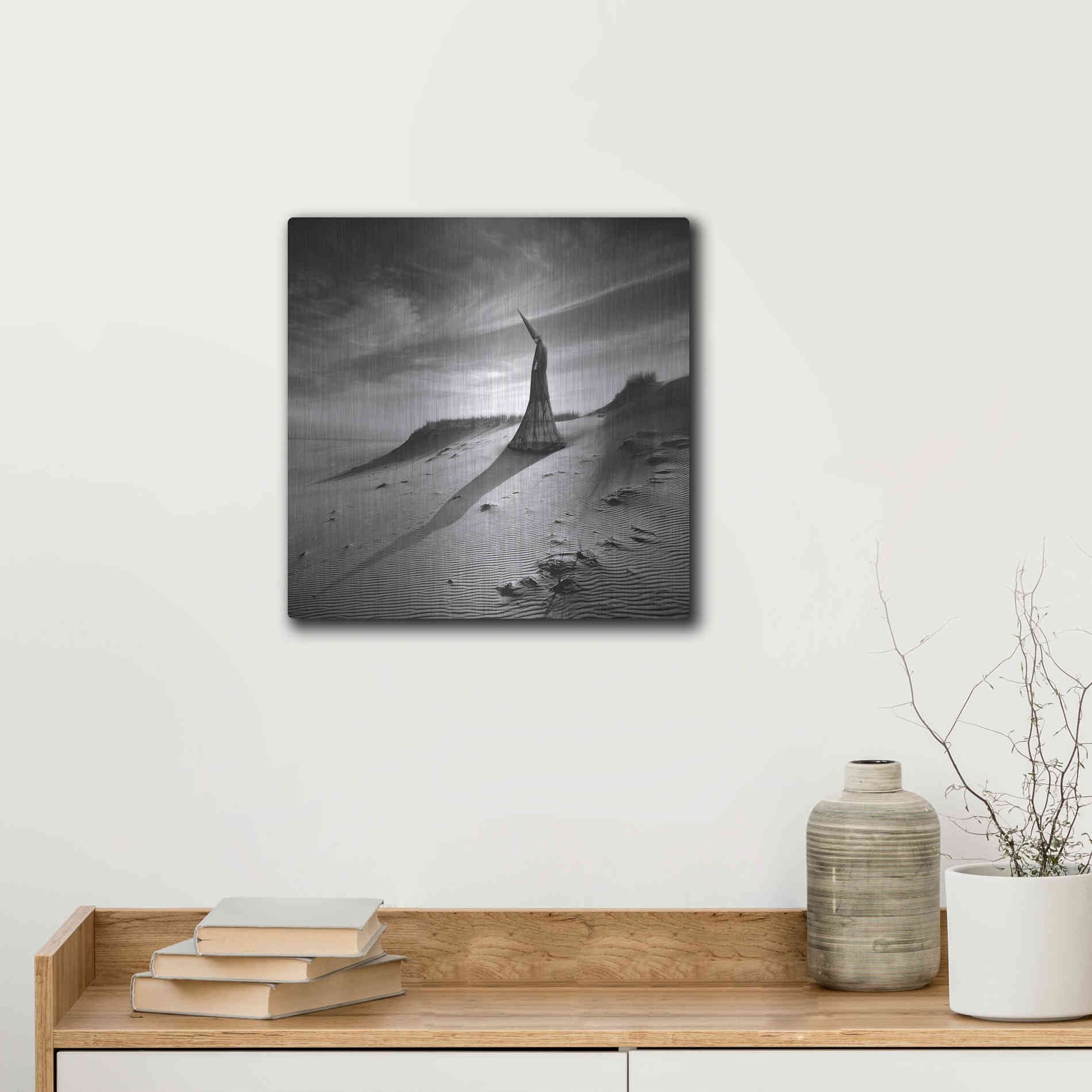 Luxe Metal Art 'Theater of Dreams' by Dariusz Klimczak, Metal Wall Art,12x12