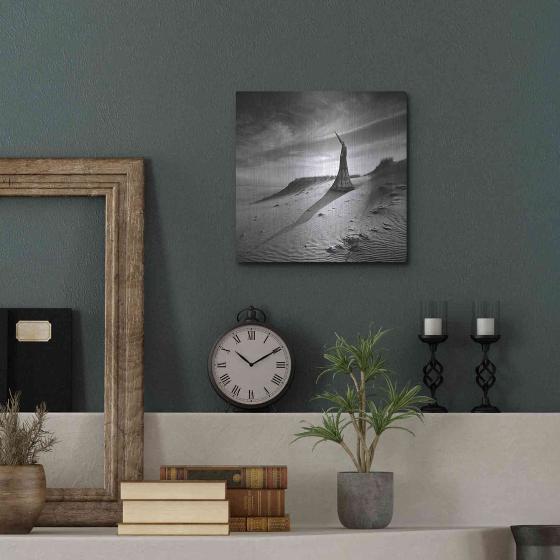 Luxe Metal Art 'Theater of Dreams' by Dariusz Klimczak, Metal Wall Art,12x12