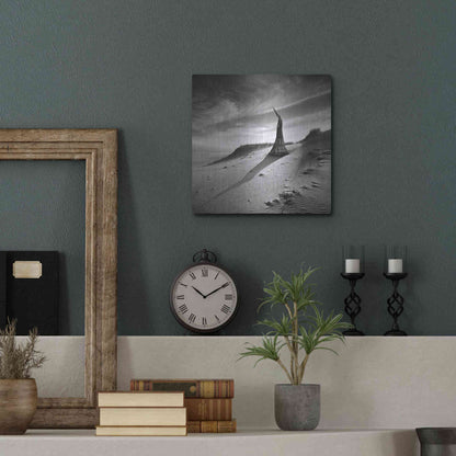 Luxe Metal Art 'Theater of Dreams' by Dariusz Klimczak, Metal Wall Art,12x12