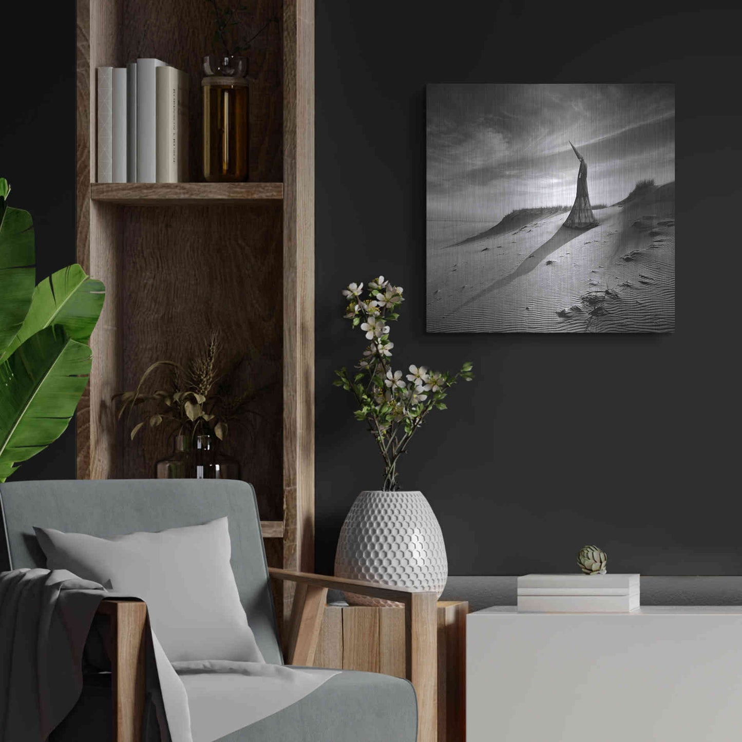 Luxe Metal Art 'Theater of Dreams' by Dariusz Klimczak, Metal Wall Art,24x24