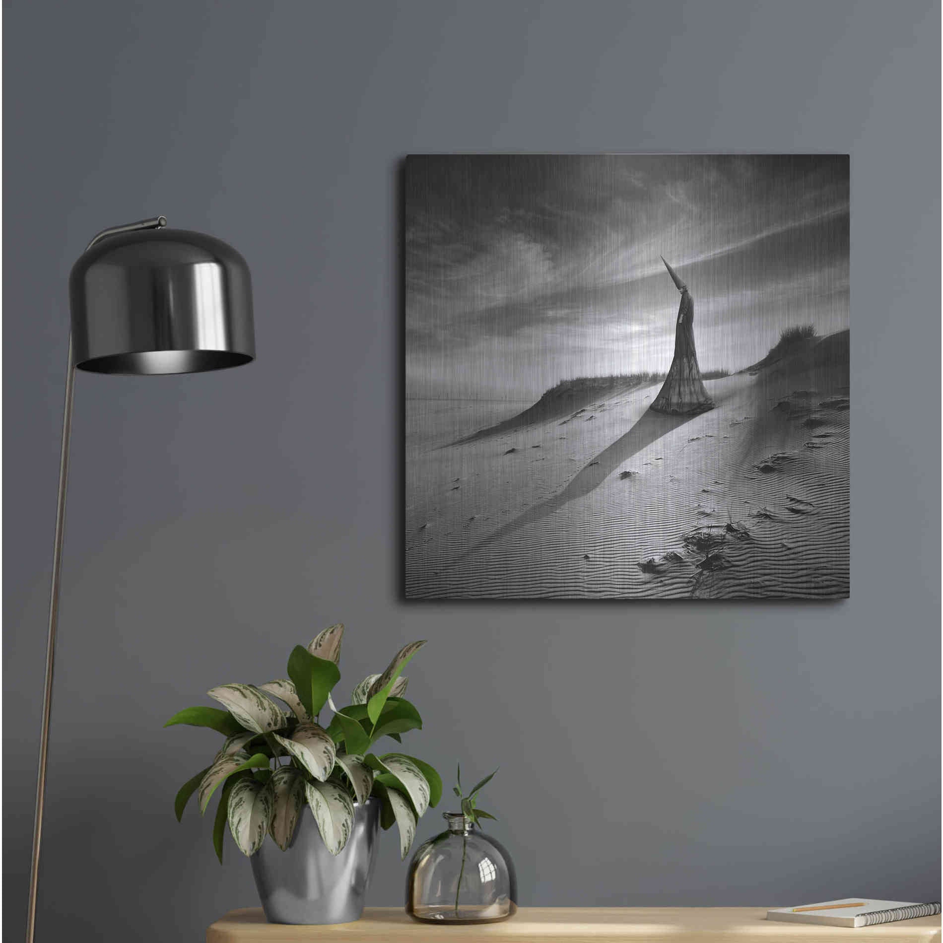 Luxe Metal Art 'Theater of Dreams' by Dariusz Klimczak, Metal Wall Art,24x24