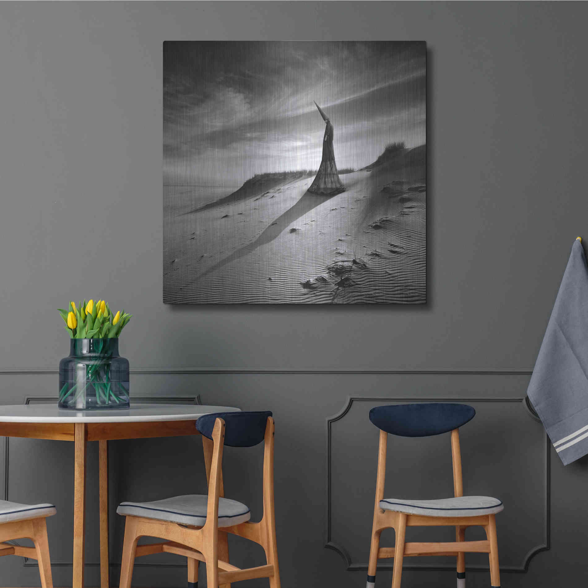 Luxe Metal Art 'Theater of Dreams' by Dariusz Klimczak, Metal Wall Art,36x36