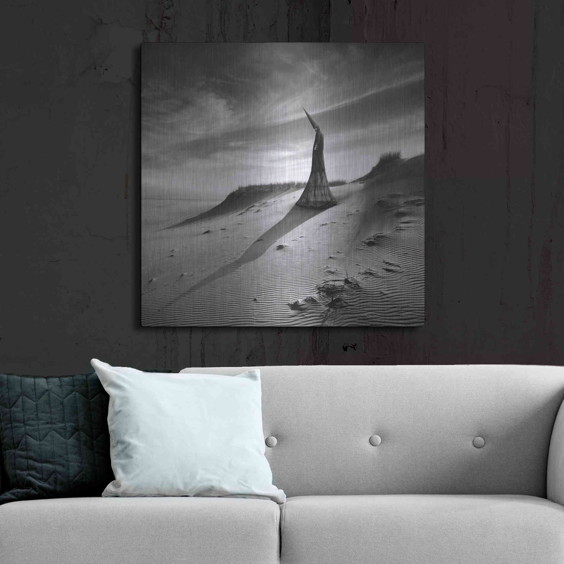 Luxe Metal Art 'Theater of Dreams' by Dariusz Klimczak, Metal Wall Art,36x36
