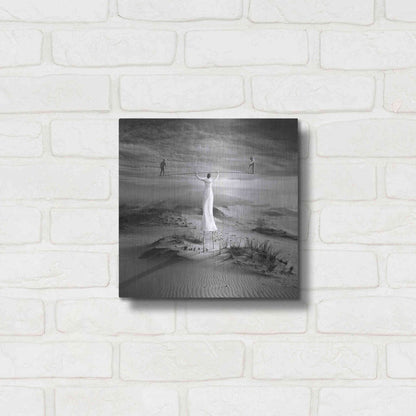 Luxe Metal Art 'Twins' by Dariusz Klimczak, Metal Wall Art,12x12