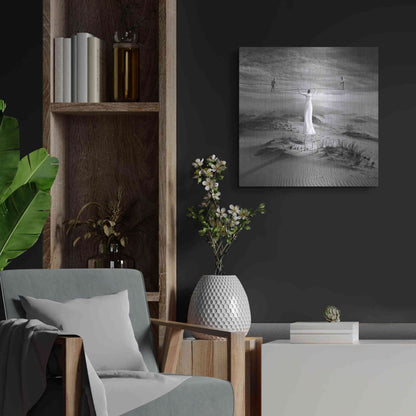 Luxe Metal Art 'Twins' by Dariusz Klimczak, Metal Wall Art,24x24
