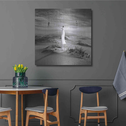 Luxe Metal Art 'Twins' by Dariusz Klimczak, Metal Wall Art,36x36