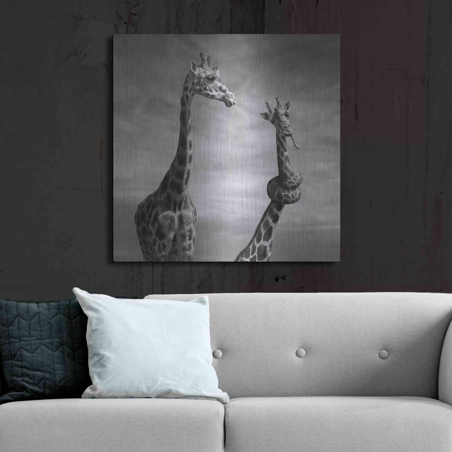 Luxe Metal Art 'Twisted Sister' by Dariusz Klimczak, Metal Wall Art,36x36