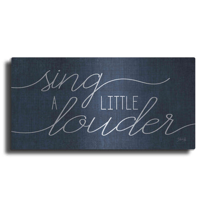 Luxe Metal Art 'Sing a Little Louder' by Marla Rae, Metal Wall Art