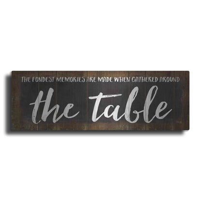 Luxe Metal Art 'The Table' by Marla Rae, Metal Wall Art