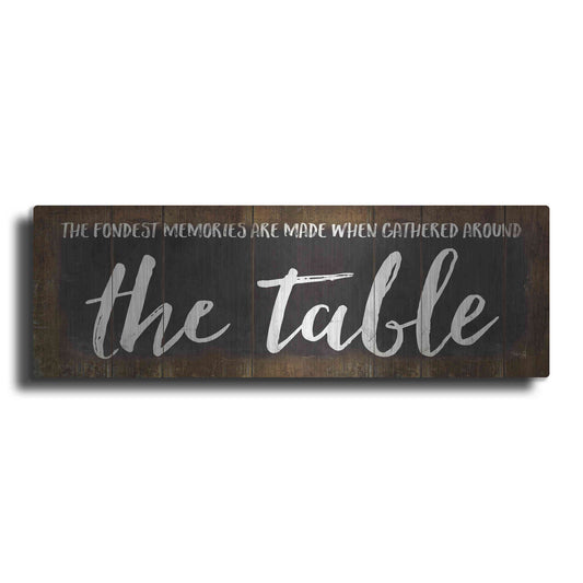 Luxe Metal Art 'The Table' by Marla Rae, Metal Wall Art