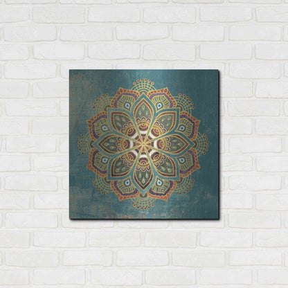 Luxe Metal Art 'Boho Medallion I' by Marla Rae, Metal Wall Art,24x24