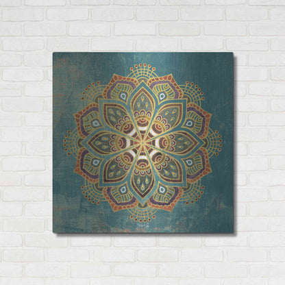 Luxe Metal Art 'Boho Medallion I' by Marla Rae, Metal Wall Art,36x36