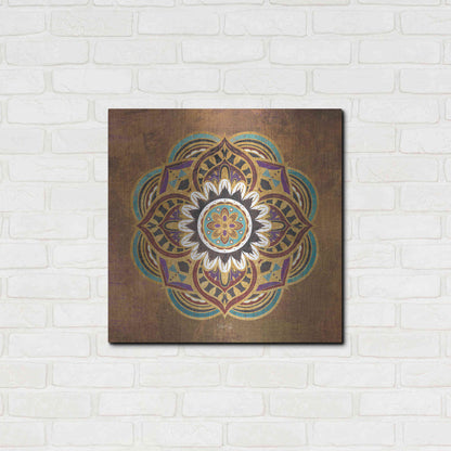Luxe Metal Art 'Boho Medallion II' by Marla Rae, Metal Wall Art,24x24
