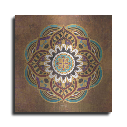 Luxe Metal Art 'Boho Medallion II' by Marla Rae, Metal Wall Art