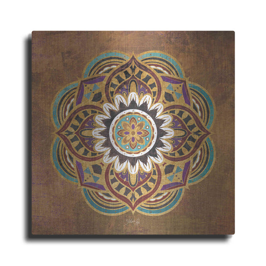 Luxe Metal Art 'Boho Medallion II' by Marla Rae, Metal Wall Art
