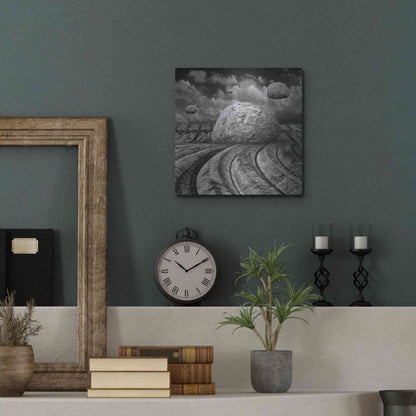 Luxe Metal Art 'Unharvested' by Dariusz Klimczak, Metal Wall Art,12x12