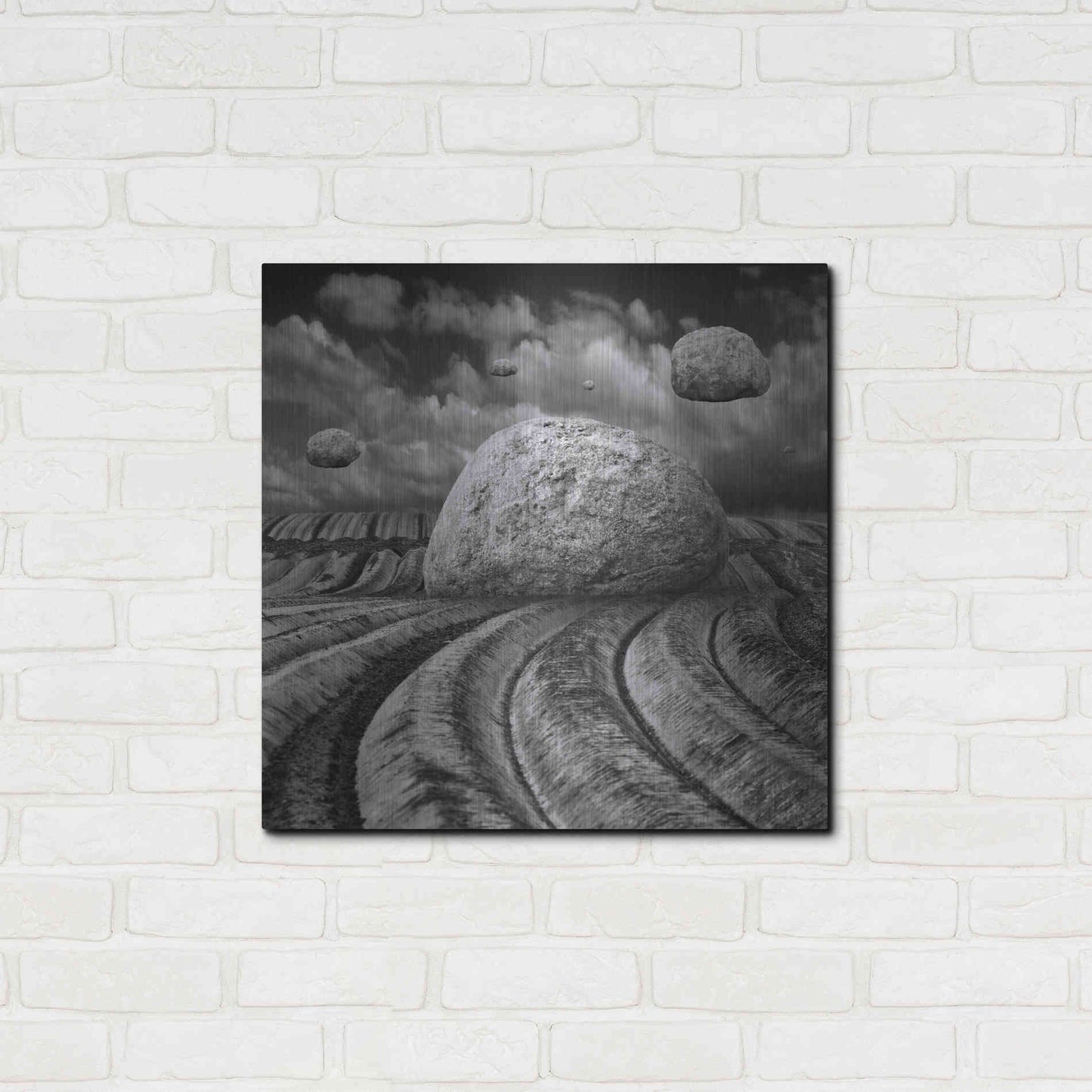 Luxe Metal Art 'Unharvested' by Dariusz Klimczak, Metal Wall Art,24x24