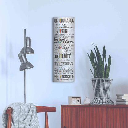 Luxe Metal Art 'The Way to Be' by Marla Rae, Metal Wall Art,12x36