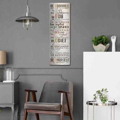 Luxe Metal Art 'The Way to Be' by Marla Rae, Metal Wall Art,12x36