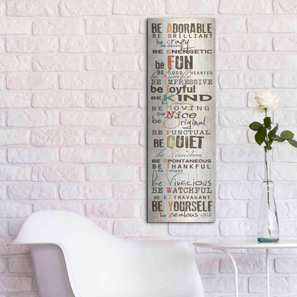 Luxe Metal Art 'The Way to Be' by Marla Rae, Metal Wall Art,12x36