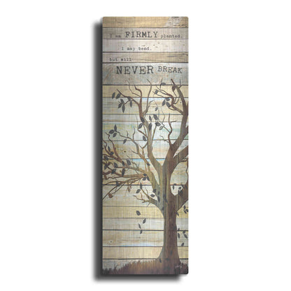 Luxe Metal Art 'I Am Firmly Planted' by Marla Rae, Metal Wall Art