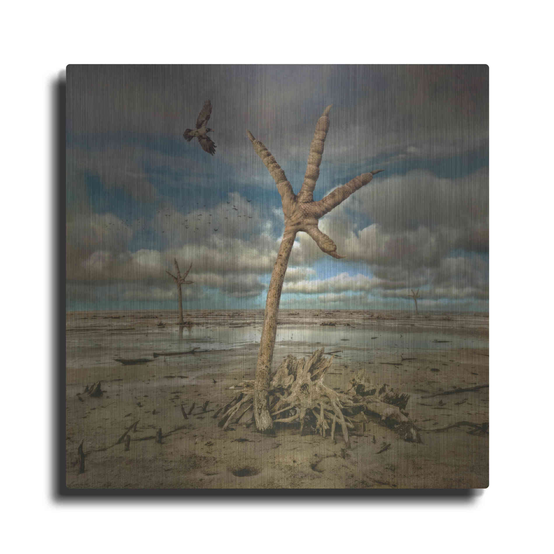 Luxe Metal Art 'Wetlands' by Dariusz Klimczak, Metal Wall Art