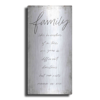 Luxe Metal Art 'Family - Like Branches of a Tree' by Marla Rae, Metal Wall Art