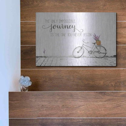 Luxe Metal Art 'Impossible Journey' by Marla Rae, Metal Wall Art,16x12