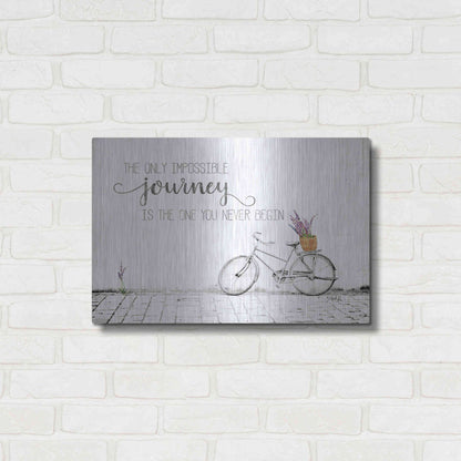 Luxe Metal Art 'Impossible Journey' by Marla Rae, Metal Wall Art,24x16