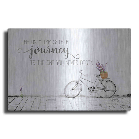 Luxe Metal Art 'Impossible Journey' by Marla Rae, Metal Wall Art