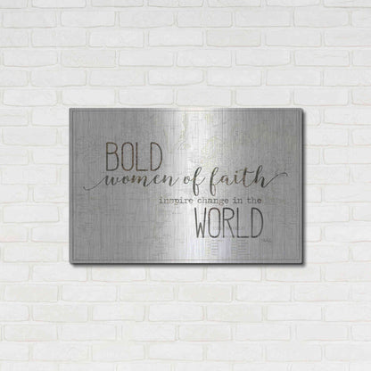 Luxe Metal Art 'Bold Women of Faith' by Marla Rae, Metal Wall Art,36x24