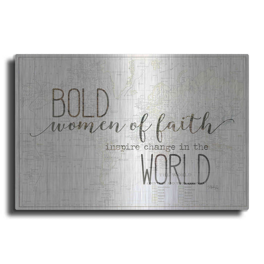Luxe Metal Art 'Bold Women of Faith' by Marla Rae, Metal Wall Art