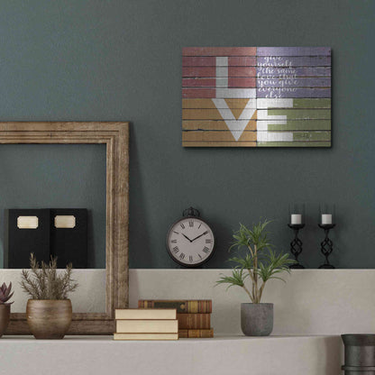 Luxe Metal Art 'Give Yourself the Same Love' by Marla Rae, Metal Wall Art,16x12