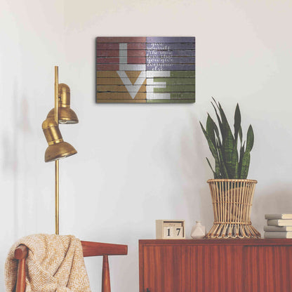 Luxe Metal Art 'Give Yourself the Same Love' by Marla Rae, Metal Wall Art,24x16
