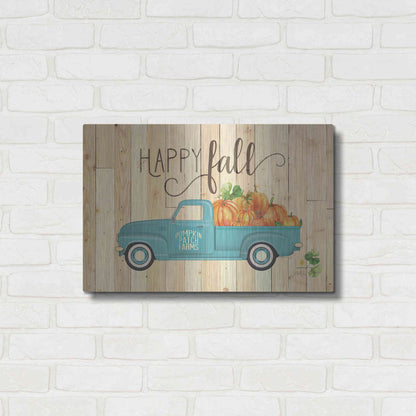Luxe Metal Art 'Happy Fall' by Marla Rae, Metal Wall Art,24x16