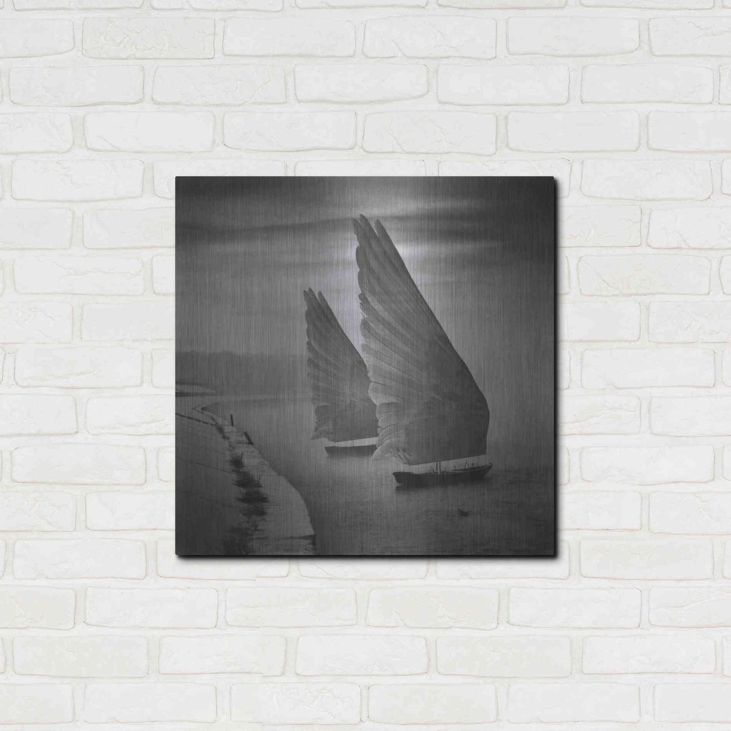 Luxe Metal Art 'Wings of Imagination' by Dariusz Klimczak, Metal Wall Art,24x24