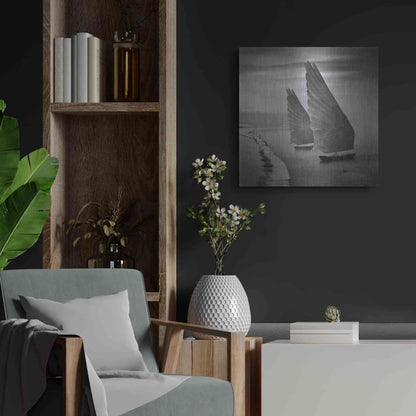 Luxe Metal Art 'Wings of Imagination' by Dariusz Klimczak, Metal Wall Art,24x24