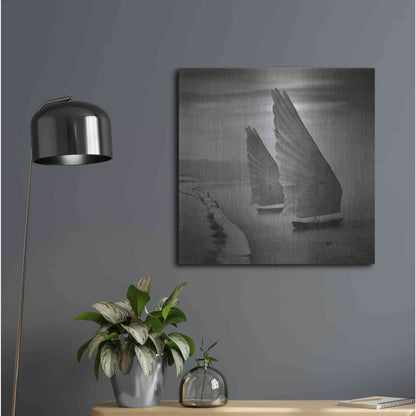 Luxe Metal Art 'Wings of Imagination' by Dariusz Klimczak, Metal Wall Art,24x24