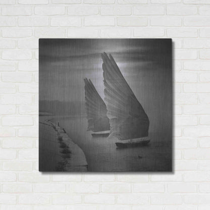 Luxe Metal Art 'Wings of Imagination' by Dariusz Klimczak, Metal Wall Art,36x36