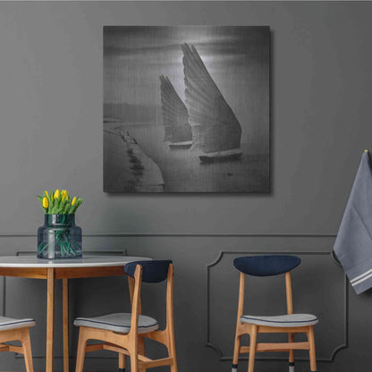 Luxe Metal Art 'Wings of Imagination' by Dariusz Klimczak, Metal Wall Art,36x36